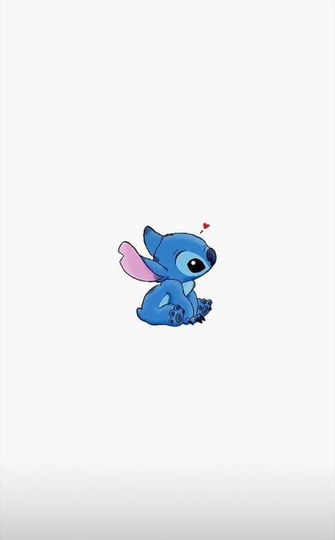 Cute Cartoon Wallpapers Blue, Stitch White Background, Blue Cartoon Character, ليلو وستيتش, Tiny Art, Simple Iphone Wallpaper, Pc Wallpaper, Cute Patterns Wallpaper, Simple Wallpapers