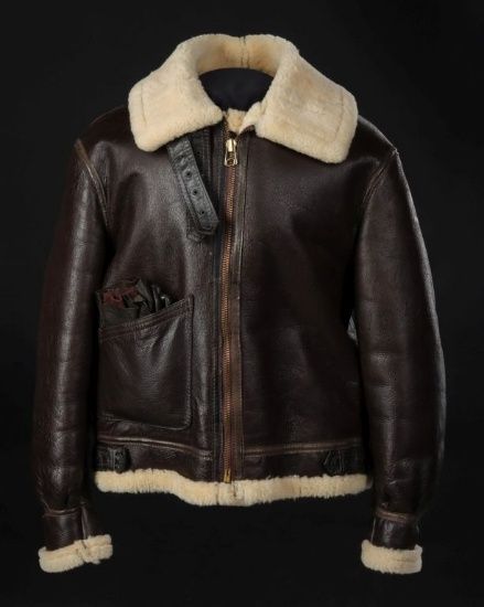 AN AVIREX LTD B-3 TYPE SHEARLING AVIATOR JACKET | Guns & Military Artifacts  Military Surplus  | Online Auctions | Proxibid Aviator Jacket, Luxury Classic Aviator Leather Jacket, Luxury Leather Aviator Outerwear, Luxury Pilot Aviator Leather Jacket, Vintage Aviator Leather Outerwear, Luxury Sheepskin Aviator Leather Jacket, Military Surplus, Aviator Jackets, Online Auctions