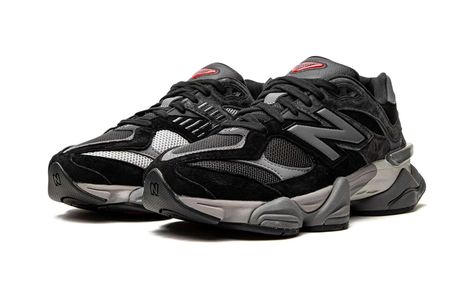 NEW BALANCE 9060 "Black/Castlerock" New Balance 9060 Black, Chittorgarh Fort, Black New Balance, Logo N, Cybercore Aesthetic, Grey New Balance, New Balance 9060, Black Castle, Yeezy 500