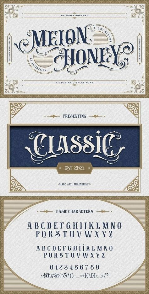 Unique Typography Design, Classic Typography Design, Classical Graphic Design, Victorian Graphic Design, Ppt Inspiration, Victorian Typography, Typography Classic, Victorian Fonts, Best Canva Fonts