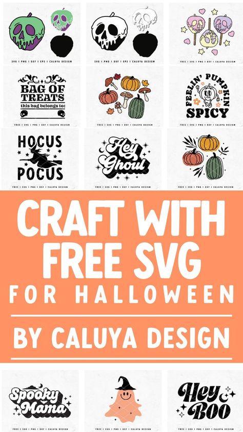 FREE HALLOWEEN SVG Halloween Town Svg Free, Free Decals For Cricut, Fall Silhouette Projects, Free Halloween Cricut Designs, Svg Halloween Files, Halloween Nurse Svg Free, Funny Halloween Svg Free, Free Halloween Cricut Svg Files, Cricut Maker Halloween Projects