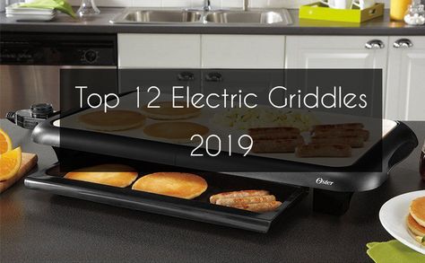 Best Electric Griddles – 2019 Reviews [UPDATED] Best Griddle, How To Make Crepe, Crepe Maker, Electric Griddle, Cooking Area, Heating Element, Griddle Pan, Crepes, No Cook Meals