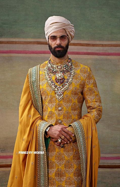 Sabyasachi Men, Sabyasachi Sherwani, King Attire, Sabyasachi Menswear, Male Bride, Birthday Pug, Sabyasachi Collection, Blue Sherwani, Sabyasachi Mukherjee