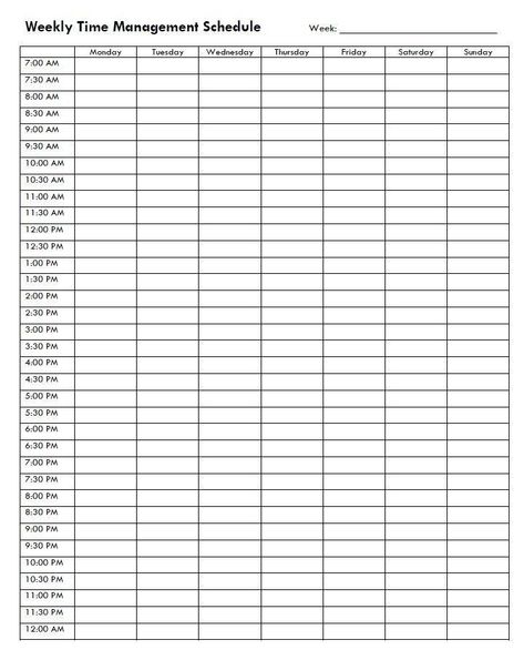 Weekly Time Management Schedule, Plan Day Time Management, Weekly Time Blocking Template, Subject Schedule Template, Weekly Planner With Times, Subject Planner, Time Management Schedule, Plan Out Your Day, Time Blocking Schedule