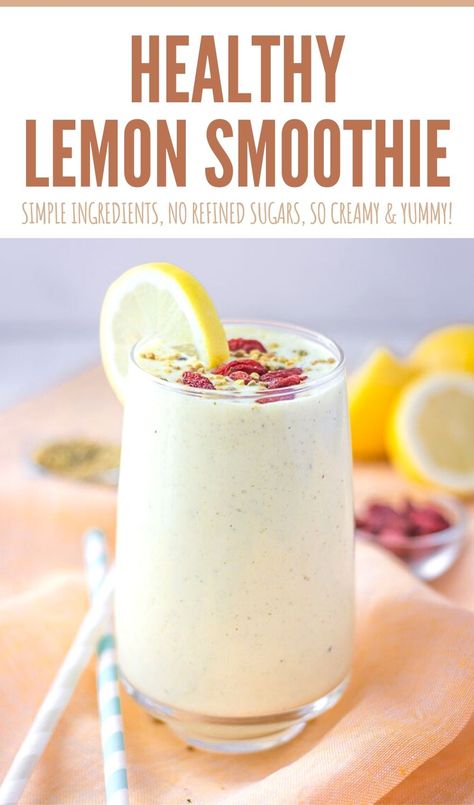 Lemon Smoothie Healthy, Smoothies With Lime, Whole Lemon Smoothie, Smoothies With Lemon, Lemon Lime Smoothie, Lemon Protein Smoothie, Smoothie Recipes Lemon, Sour Smoothie Recipes, Can You Freeze Smoothies