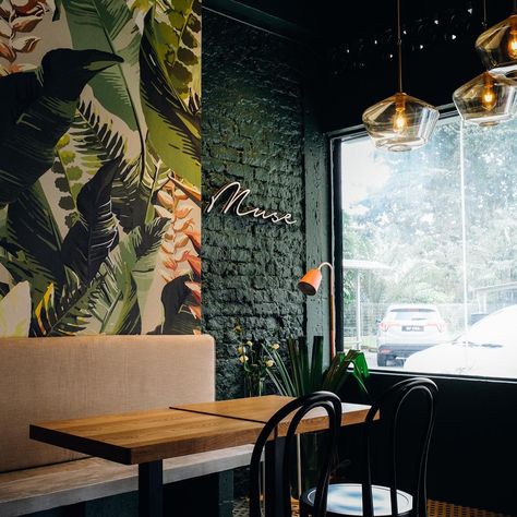 10 Cafes To Visit In Petaling Jaya (2020 Guide) - KL Foodie Bar Deco, Restaurant Design Inspiration, Green Cafe, Desain Pantry, Coffee Shop Interior Design, Cafe Shop Design, Petaling Jaya, Coffee Shops Interior, Modern Restaurant