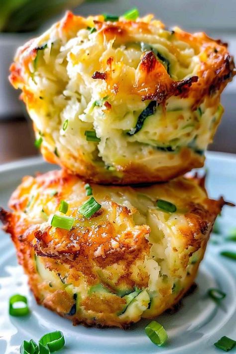 Potato Muffins, Parmesan Zucchini, Mediterranean Recipes, 1 Cup, Parmesan, Zucchini, Potato, Muffins, Cheese