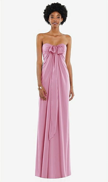 Draped Satin Grecian Column Bridesmaid Dress With Convertible Straps In Powder Pink | The Dessy Group Pleated Long Dress, Pale Pink Gown, Island Bridesmaid Dresses, Formal Dresses Maxi, Formal Dress Maxi, Warm Color Bridesmaid Dresses, Elegant Silk Maxi Dress, Maternity Guest Wedding Dress, Prom Inspo Dress