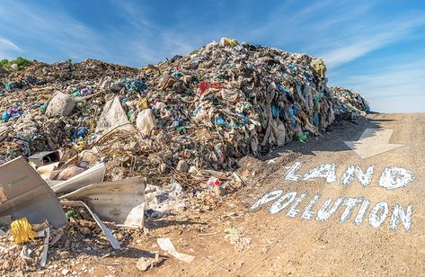 #Land #Pollution is increasing. We should #act now and #saveearth Soil Pollution Pictures, Land Pollution Project, Soil Pollution Images, Land Pollution Pictures, Land Pollution Poster, Trinidad Beaches, Land Pollution, Hindi Project, Pollution Pictures