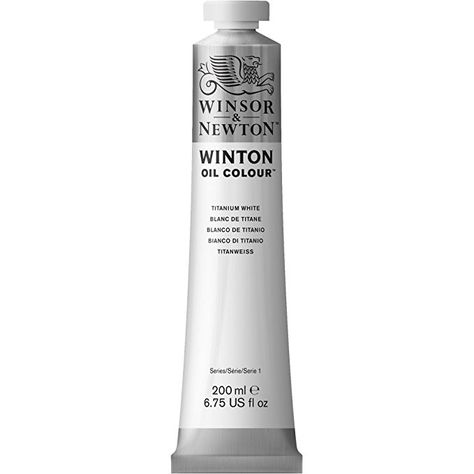 Winsor & Newton Winton Oil Colour Paint, 200ml tube, Titanium White Oil Colour, Winsor Newton, Oil Color, Titanium White, Winsor & Newton, Color Spectrum, Modern Colors, Art Show, Art Materials