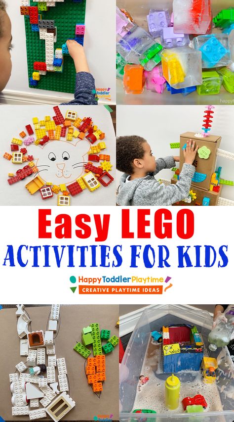 Lego Kindergarten Activities, Lego Activities For Preschoolers, Lego Games For Kids Activities, Preschool Lego Activities, Lego Group Activities, Lego Activities For Kindergarten, Lego Activities Preschool, Diy Lego Decor, Lego Crafts For Kids