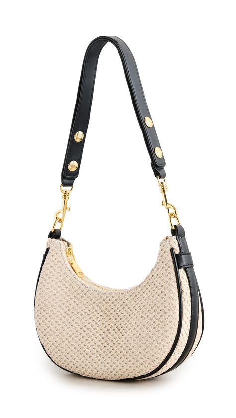 PRICES MAY VARY. Leather trim, Gold-tone hardware Length: 7.5in / 19cm, Height: 4.75in / 12cm, Strap drop: 11.75in / 30cm, Depth: 3.5in / 9cm Zip closure Zip interior pocket Adjustable strap Jessie Carry On Bag Vacation Purse, Amazon Bag, Purse Trends, Ootd Instagram, Everyday Handbag, Purse Brands, Travel Purse, Cute Handbags, Woven Raffia