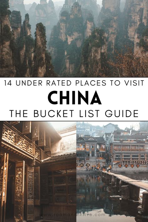 14 Epic Lesser Known Places to Visit in China Today Find the best under-the-radar places to visit in China today and plan the perfect bucket list trip. china travel guide | china aesthetic | china travel destinations | china travel photography | where to go in china | places to visit in china Ivory Hills China Travel, China Bucket List, China Places, Aesthetic China, Places To Visit In China, China Aesthetic, Perfect Bucket List, China Trip, China Travel Guide