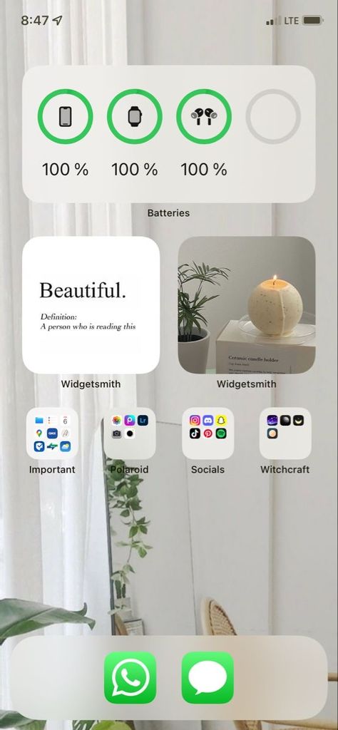 Clean Iphone Aesthetic, Clean Iphone Wallpaper Aesthetic, Clean Girl Ios 16, Iphone 16 Homescreen, Phone Clean Out, Iphone 15 Widget Ideas, Iphone Clean Wallpaper, Ios White Wallpaper, Clean Girl Aesthetic Homescreen