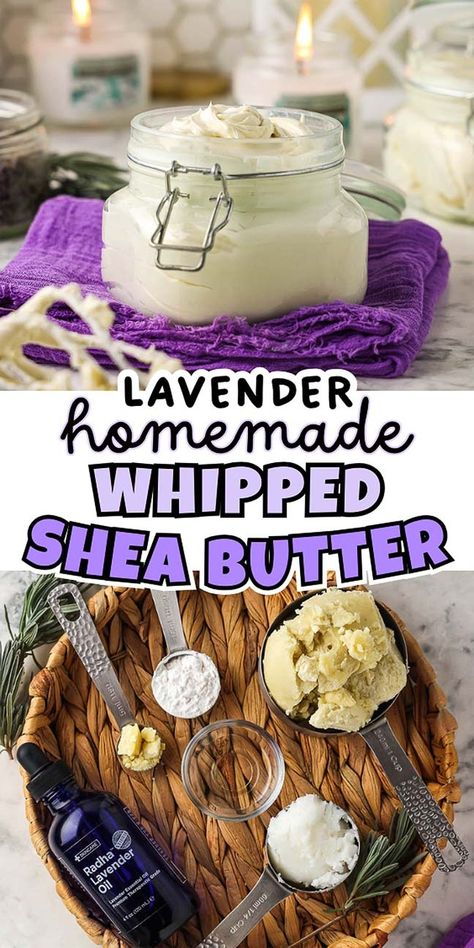 Making your own homemade body butter recipe is a fun project and you will also know exactly what's going into the mix, as many drugstore brands have chemicals and preservatives which can irritate the skin. Since this DIY body butter keeps for quite a while, you might even want to make a big batch of homemade whipped shea butter and give some as gifts! You can also use different essential oils to make different scents, so you can apply whichever happens to suit your mood! Whipped Body Butter Recipe Homemade, Diy Shea Body Butter Recipes, Homemade Whipped Body Butter Recipes, Shea Butter Body Butter Recipe, How To Make Homemade Body Butter, Diy Body Butter Recipes Whipped, How To Make Body Butter, Shea Butter Packaging, Whipped Shea Butter Recipe