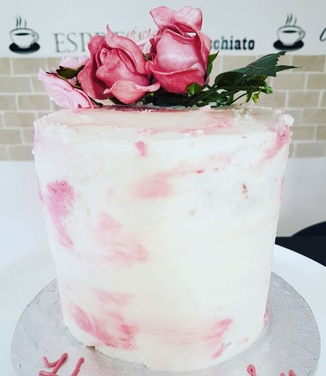 Smudge Cake, Tier Birthday Cake, Jordan Year, Pink Cakes, Roses Cake, Tiered Cakes Birthday, Cake Inspo, Rose Cake, Pink Cake