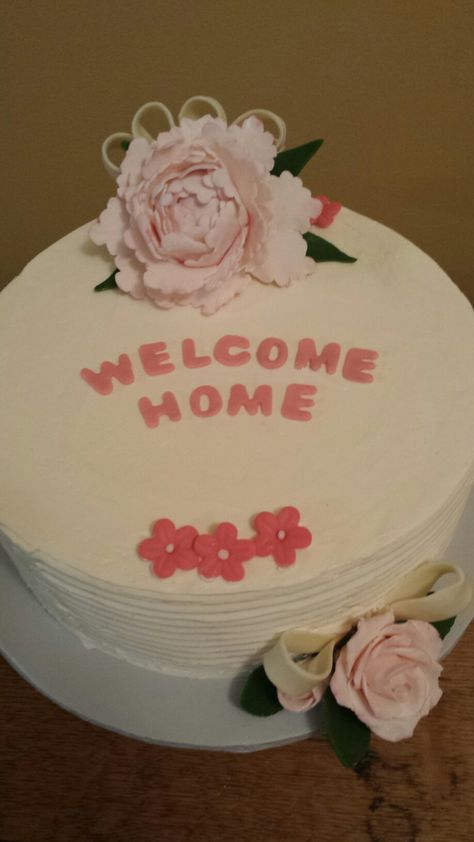 welcome home cake Welcome Back Home Cake, Welcome Cake, Welcome Home Cake, Welcome Home Cakes, Wallpaper October, Home Cake, Brides Cake, Tall Cakes, October 1st