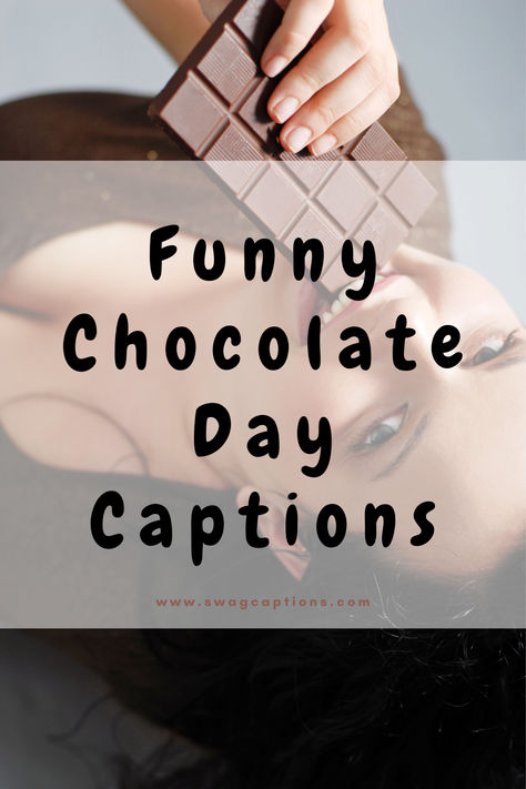 Indulge in laughter and sweetness with our hilarious Chocolate Day Captions! Unwrap the joy of Funny Chocolate Day moments and share the laughter! Chocolate Quotes Cute Short, Caption For Chocolate, Chocolate Cake Quotes, Chocolate Captions For Instagram, Chocolate Captions, Cocoa Quotes, Funny Chocolate Quotes, Quotes For Instagram Posts, Chocolate Day Quotes