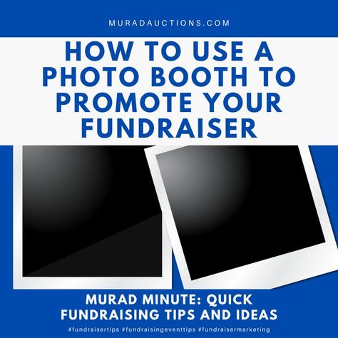 Adding a photo booth to your fundraising event gives guests an easy way to promote your event. Auction Fundraiser, Fundraising Tips, Fundraising Event, Fundraising Events, Family Reunion, Photo Booth, A Photo, Promotion