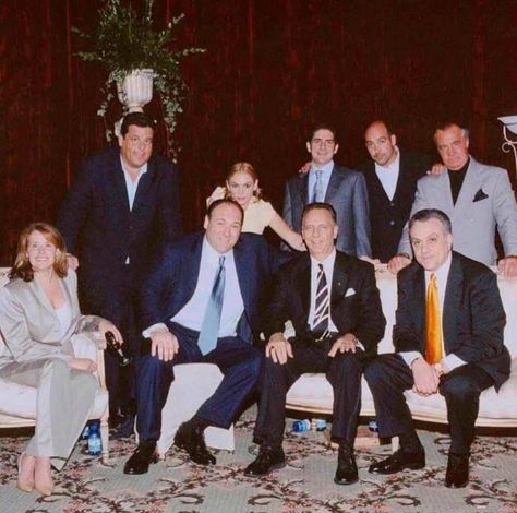 The Sopranos Cast, The Sopranos Behind The Scenes, Sopranos Cast, Tony Sirico, Sopranos Quotes, Posters Tv Shows, Lorraine Bracco, Tv Behind The Scenes, James Gandolfini