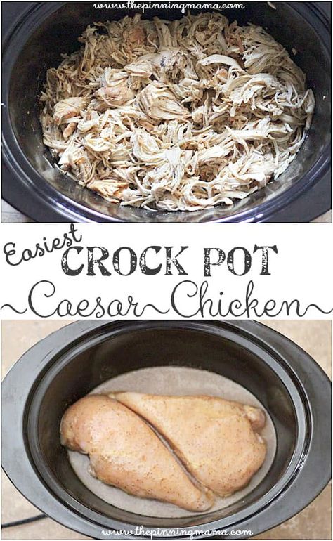 The Pinning Mama, Caesar Chicken, Sandwiches Wraps, Crock Pot Desserts, Digital Timer, Healthy Crockpot, Crockpot Recipes Slow Cooker, Crock Pot Cooking, Olive Garden