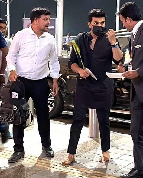 Mega Power Star Ram Charan flew to USA. He is was spotted at the to Rajiv Gandhi International Airport, Shamshabad, Hyderabad. Ram Charan according to... Rajiv Gandhi International Airport, Big Bazaar, Rajiv Gandhi, Ram Charan, Oscar Award, Power Star, Magnum Opus, Freedom Fighters, Original Song