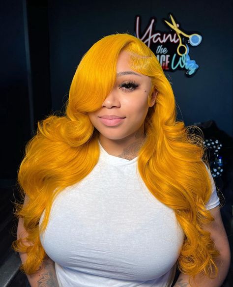 Colored Hairstyles, Bang Wig, Baby Lyrics, Color Rubio, Glamour Hair, Frontal Wig Hairstyles, Lace Fronts, 613 Blonde, Frontal Hairstyles