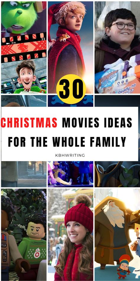 Xmas Movies List, Prancer Movie, Movie Character Dress Up, Best Family Christmas Movies, Christmas Movies For Kids, Movie Meals, Movies Ideas, Best Hallmark Christmas Movies, Movie Character Ideas