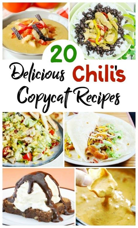 Chilis Restaurant Recipes, Chilis Copycat Recipes, Copycat Chili, Restaurant Recipes Famous, Molten Lava Cake, Restaurant Copycat Recipes, Restaurant Copycat, Molten Lava, Copykat Recipes