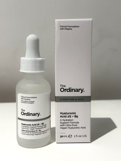 Feature: Recharge and rehydrate your complexion with the Hyaluronic Acid 2% + B5 Hydration Support Formula from The Ordinary. The Ordinary is breaking boundaries in the skincare industry with simple and effective formulas, only using ingredients that are absolutely necessary to deliver real results. This formula is charged by a concentrated dose of the hero ingredient, Hyaluronic Acid, a powerful ingredient that draws in moisture and locks it into the skin, providing intense hydration. Powered by the brand’s patented Multi-Molecular Hyaluronic Complex, this product is enriched with three forms of the molecule, varying in size to penetrate different levels of the skin and ensure multi-depth hydration. Infusing the follicle with moisture, this formula plumps the skin, smoothing out any fine The Ordinary Hyaluronic, Ordinary Hyaluronic Acid, Ordinary Hyaluronic, The Ordinary Serum, Breaking Boundaries, The Ordinary Hyaluronic Acid, Beauty Goals, Hyaluronic Acid Serum, Real Results