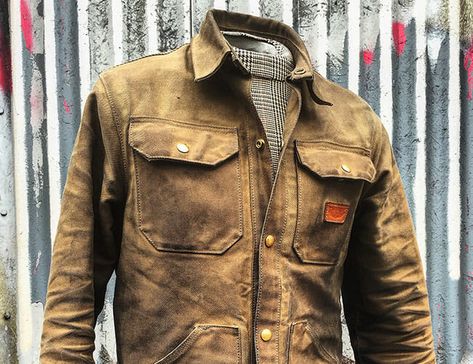 Wax Jacket Outfit Men, Waxed Jacket Men, Canvas Jacket Outfit, Oilskin Jacket, Rugged Fashion, Jean Top Outfits, Fancy Items, Filson Jacket, Waxed Canvas Jacket