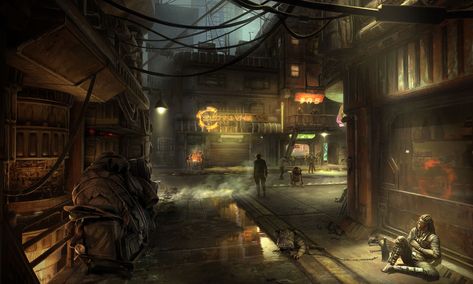 Alleyway from Star Wars 1313 Star Wars 1313, Sci Fi Environment, Star Wars Concept Art, Star Wars Rpg, Star Wars Wallpaper, Fantasy Concept Art, Star Wars Memes, Star Wars Characters, Star Wars Universe