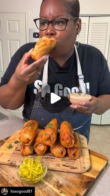 Tri-State Seafood Directory2 on Instagram: "LETS DEVOUR 😋🦞🦞🦀🍤🍤🦀🦞🦞😋
WOW 👀 AT THIS SEAFOOD EGG ROLL 😋

CREDIT 🎥 @itssogood81 

#seafoodrecipes #eggroll #eggrolls #foodfanatic #ilovetoeat #instachef #crabmeat #foodie #lobster #lobsterroll #philly #chicago #houston #atlfoodie #seafoodtime #freshseafood #seafoodseafoodie #seafoodlover #appetizer #viralreels #seafoodporn #sogood #crab #crabmeat #seafoodeggrolls #eggroll #appetizers #foodlover #crunchy #deepfried" Soul Rolls Recipes Comfort Foods, Soul Egg Rolls, Surf And Turf Eggrolls, Seafood Wraps Recipes, Seafood Egg Roll Recipes, Eggroll Appetizers, Crabcake Eggrolls, Soul Rolls Recipes, Crab Egg Rolls Recipes