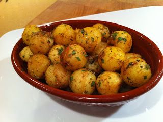 A Kalorama Kitchen: Pommes Parisienne Pommes Boulangeres English, Parisienne Potatoes Recipes, Parisian Potatoes, Parisienne Potatoes, Apple Pork Loin, Potato Spuds, Potato Balls, France Food, Stuffed Potato Balls