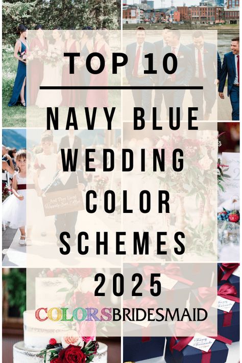 Navy Blue and Yellow for Navy Blue Wedding Colors for 2025, Navy Blue Bridesmaid Dresses Yellow Sunflower Bouquets - ColorsBridesmaid What Color Compliments Navy Blue, Navy Blue White Gold Wedding, May Wedding Themes Color Schemes, Navy Cream And Gold Wedding, Navy Blue Sage Green Wedding Color Palettes, Fall Wedding Navy Blue Color Combos, Navy Blue Sage Green Copper Wedding, Navy Blue Wedding Motif, Blue November Wedding