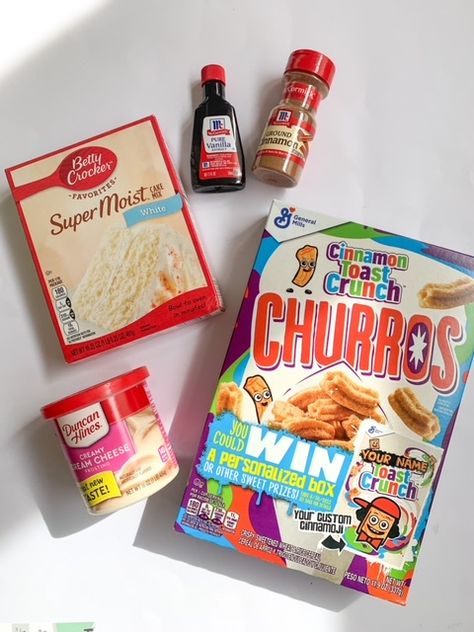 Easy Churro Cupcakes, best churro cake, best Cinco de Mayo fiesta recipe