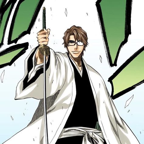 Ichigo Manga, Aizen Sousuke, Aizen Sosuke, Bleach Anime Art, Dog Icon, Bleach Characters, Bleach Art, Bleach Color, Bleach (anime)