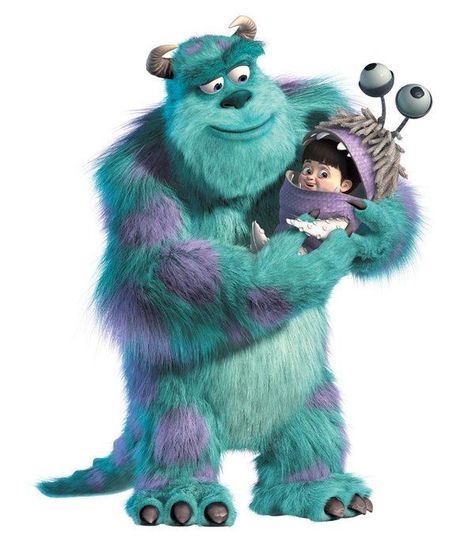 Bu Monsters Inc, Sullivan Y Boo, Monsters Inc Movie, Buu Monster Inc, Sully And Boo, Monsters Inc Characters, Monster Co, Sully Monsters Inc, Monsters Inc Boo