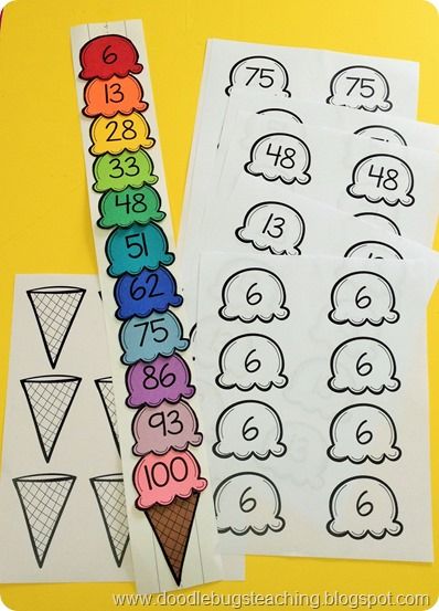 Ordering Numbers from Least to Greatest Math Unit Sped Centers, Doodle Bugs, Comparing Numbers, Math Number Sense, Math Groups, Math Intervention, Skip Counting, Teaching First Grade, Ordering Numbers