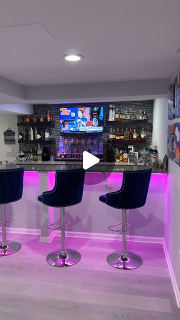 Finished Basements NJ ™ on Instagram: "The perfect escape for our client! A theater 🎞️ bar 🥂lounge area 🛋️and gym! 🏋️‍♀️ • • #homereno #gymlife #homeimprovement #mancave #reno #design #njrealtor #jerseyshore #hgtv #finishedbasement #bar #custombar" Basement Ideas Bar Movie Theater, Gym And Bar Room, Entertainment Room Decor Ideas, Mini Bar Man Cave, Bar Ideas For Restaurants Inspiration, Bar Ideas For Home With Tv, Basement Bar Ideas On A Budget Diy, Mancave Ideas Basement Small, In Home Bar Designs