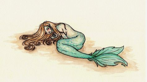 Aesthetic Mythical Creatures, Dream Journal Ideas, Fishes In The Sea, Sleeping Mermaid, Mermaid Sleeping, Monster Reference, Mermaid Found, Mermaid Soul, Mermaid Ideas