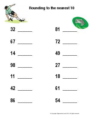 Worksheet | Rounding to the Nearest 10 | Round each number to the nearest 10. Rounding Off To The Nearest 10 Worksheet, Rounding Numbers To The Nearest 10, Round Off To The Nearest 10, Rounding Worksheets 3rd Grade, Rounding Off To The Nearest 10, Nearest 10 Worksheet, Rounding To Nearest 10, Rounding To The Nearest 10, Rounding Worksheets