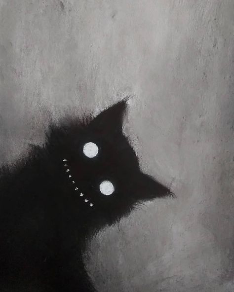 @madziowa_p on Instagram: “Hello Monday. #cat#blackcat#workonpaper #charcoaldrawing #chalk #mixmedia #animaldrawing #deviantart #forsale #instamoment #artoninstagram…” Monday Cat, Scary Drawings, Creepy Cat, Scary Cat, Scary Animals, Pencil Sketch Images, Cat Sketch, Blood Art, Creepy Pictures