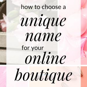 Starting an online boutique but need name ideas? Click through for tips on how to choose a unique name for your online boutique. Ukay Ukay Business Name Ideas, Stickers For Clothing Business, How To Create A Brand Name, How To Choose A Business Name, Crochet Brand Name Ideas, Crochet Shop Name Ideas, Ukay Ukay Name Ideas, Unique Brand Names Ideas, How To Name Your Business