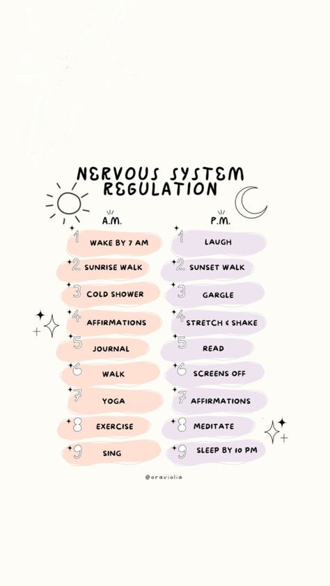 Nervous System Activities, List Aesthetic, Support Nervous System, Nervous System Regulation, Mental Health Facts, Autonomic Nervous System, Hormone Health, Good Mental Health, Mental And Emotional Health