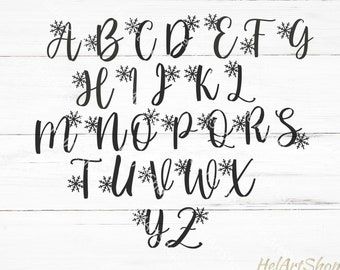 Winter Fonts Alphabet, Abc Lettering, Letras Aesthetic, Christmas Fonts Alphabet, Merry Christmas Font, Winter Fonts, Christmas Fonts Free, Bubble Letter Fonts, Holiday Fonts