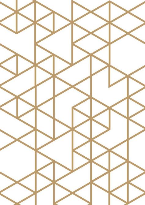 Triangle Art, Triangle Print, Gold Wall Art, Design Textile, Triangle Pattern, Screen Design, Bathroom Art, Gold Geometric, Wall Patterns