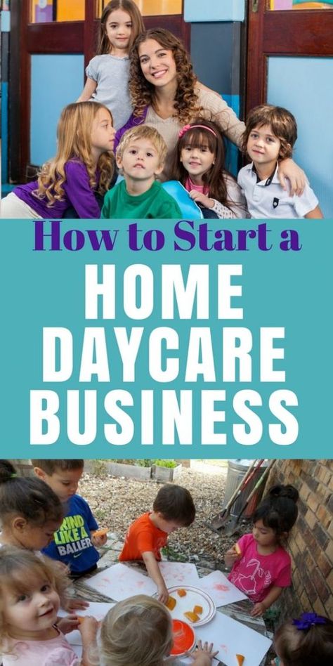 How to Start a Home Daycare Business Home Daycare Checklist, Daycare Planner, In Home Daycare, Daycare Business Plan, Daycare Business, Home Day Care, Starting A Daycare, Childcare Business, Daycare Center