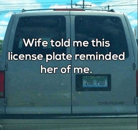 Funny License Plates, Car Jokes, Funny Marriage Jokes, Marriage Jokes, Funny Marriage, Sarcastic Jokes, Marriage Humor, Education Humor, Seriously Funny