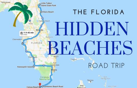 Beaches In Florida, Best Beach In Florida, Beach Road Trip, Road Trip Map, Florida Adventures, Places In Florida, Fort Walton Beach, Hidden Beach, Naples Florida